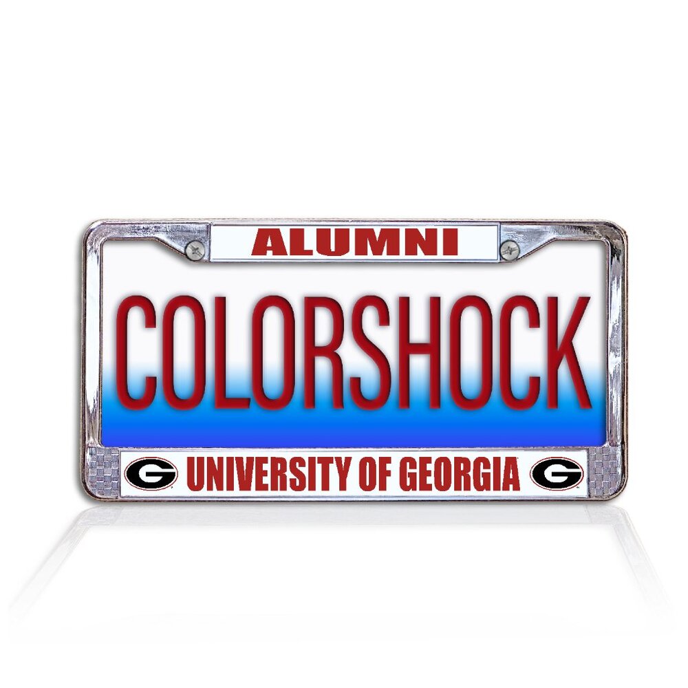 University of Georgia Alumni Metal Tag Frame (Officially Licensed Product)